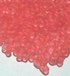 25 grams of 3x7mm Matte Coral Farfalle Seed Beads